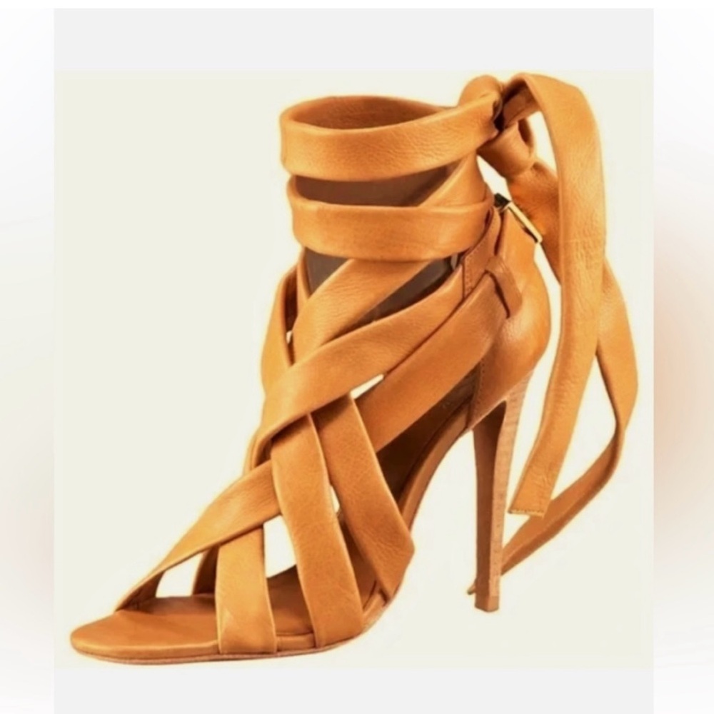 Tory Burch Lounge Wrap-Up Heel - Picture 1 of 16